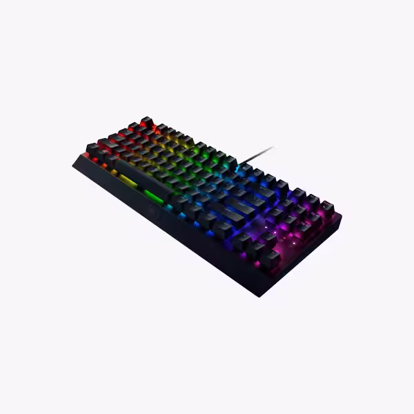 کیبورد مکانیکال گیمینگ ریزر BlackWidow V3 Green Switch Tenkeyless